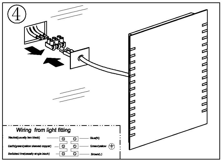 Lighted Mirror or Mirror Cabinet Installation Instructions(4)