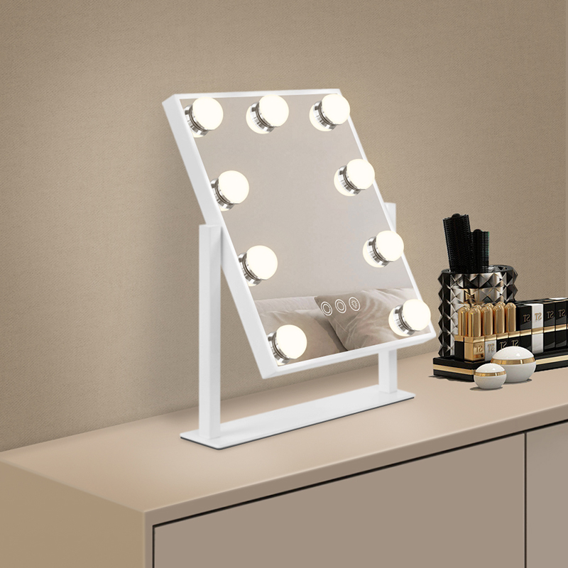 ML-1002 300x254mm Mini Make-up Mirror 9 Lights