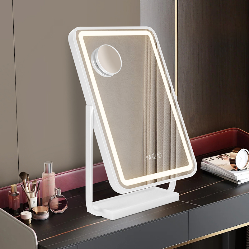 Lighted Makeup Mirror - White/Black/Rose Gold/Champagne - ML1006S