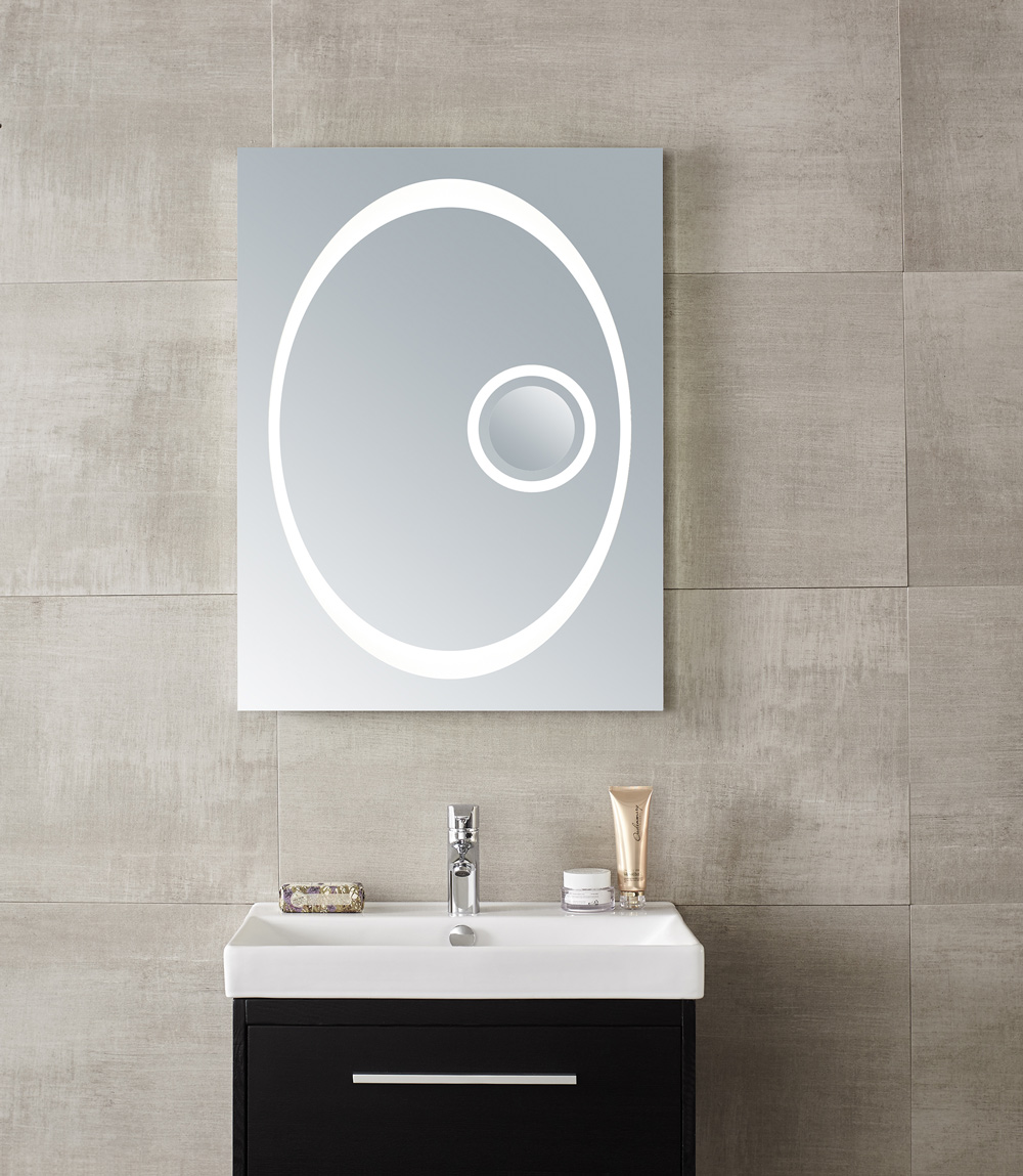 Led bathroom mirror with light smart mir