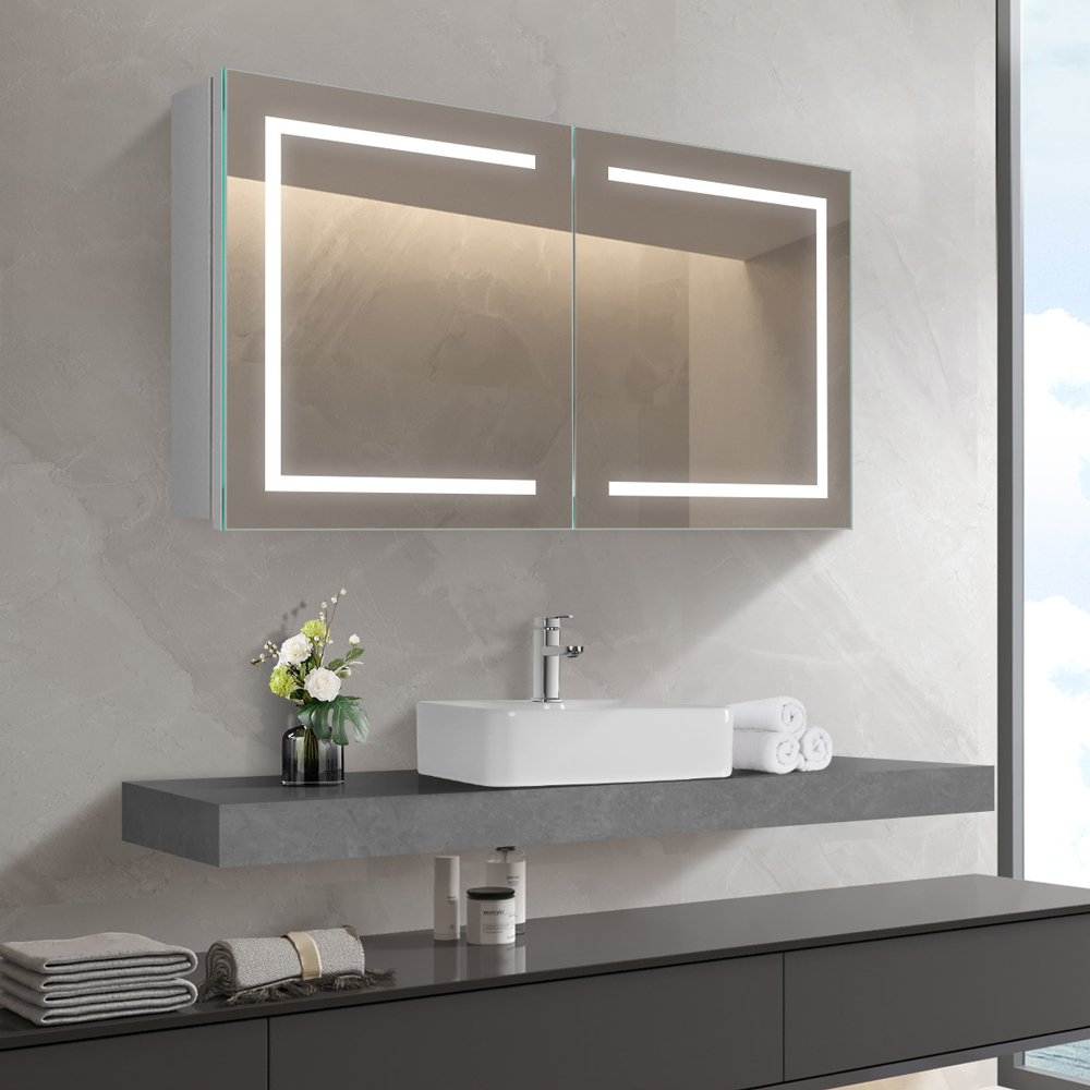 1200mm Illuminated Bathroom Mirror Cabinet