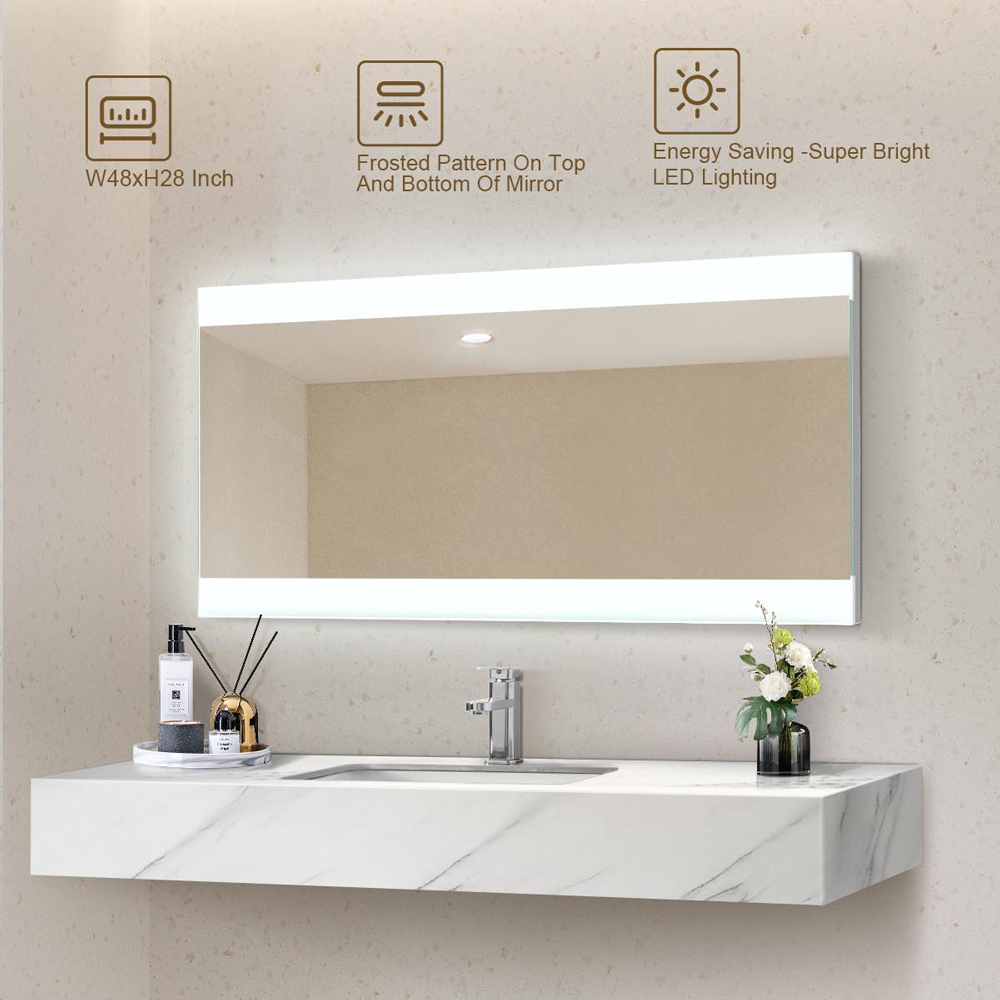 Rectangle Vanity Mirror With Lights