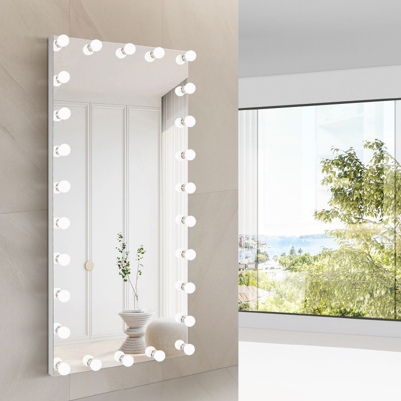 Professional Hollywood Mirrors Manufacturer Full Length Wall Mount Mirror