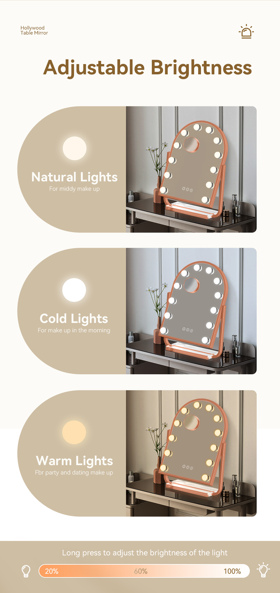 Illuminated Cosmetic Mirror