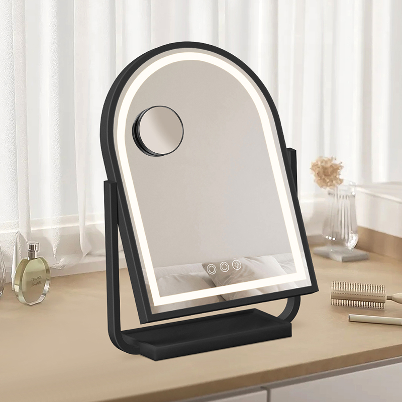 Newest Design Mini Led Makeup Mirror for Desktop