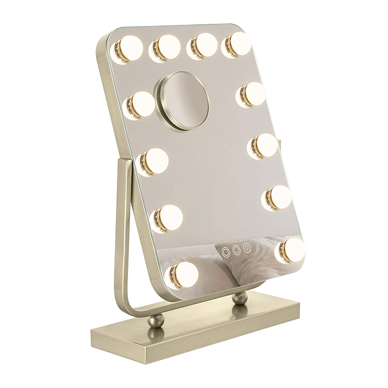 Hollywood Table Mirror with Led Light