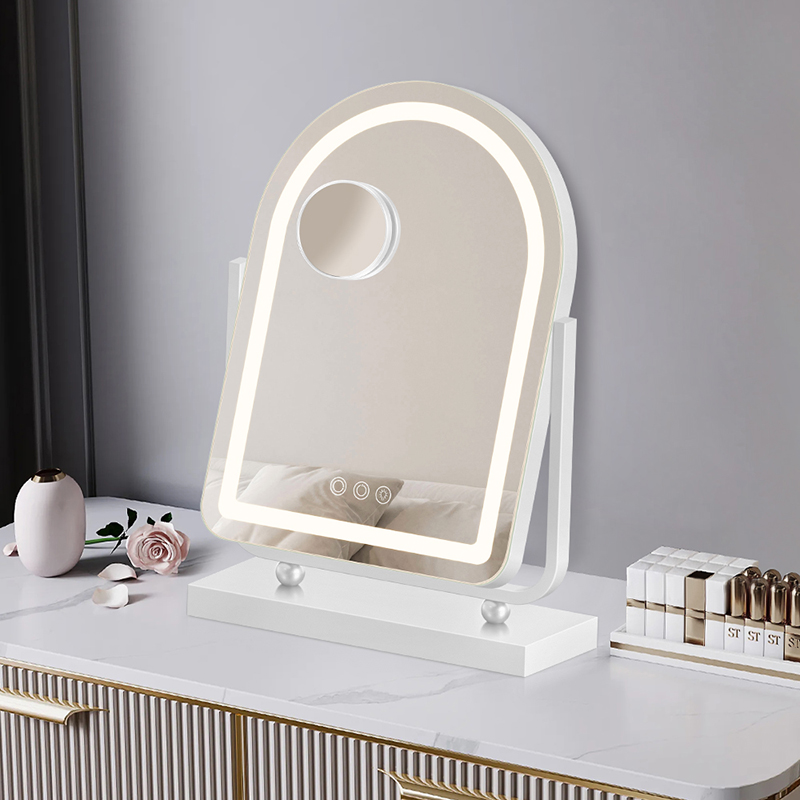 Frosted Lighting LED Table Mirror - ML-1011S