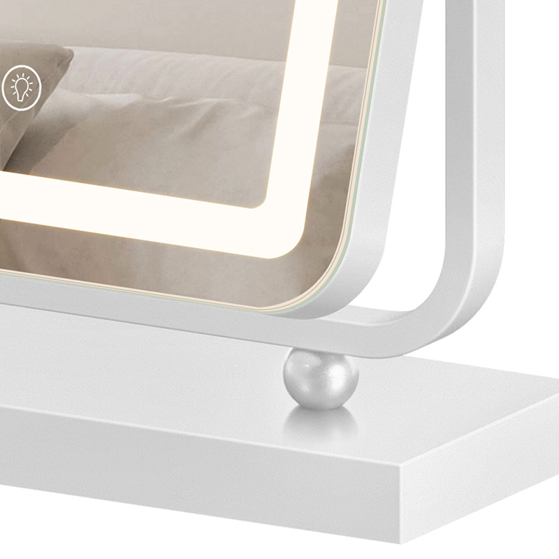 Frosted Lighting LED Table Mirror