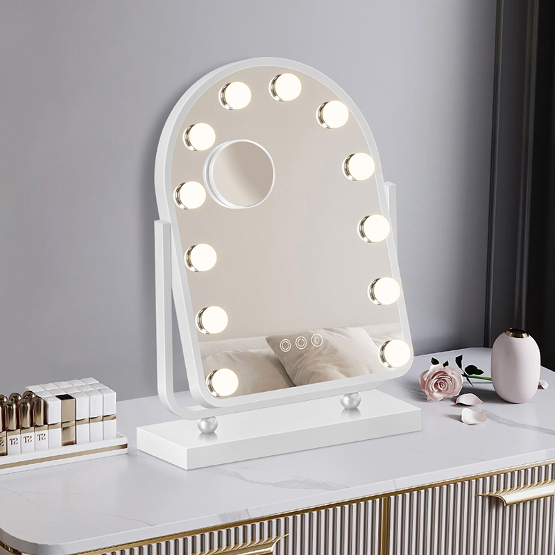 Custom Led Mirror Arcuation Makeup Vanity